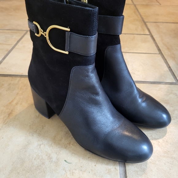 Geox Eleana medium heel ankle boot size EU 38.5 US 8.5 - Picture 6 of 11